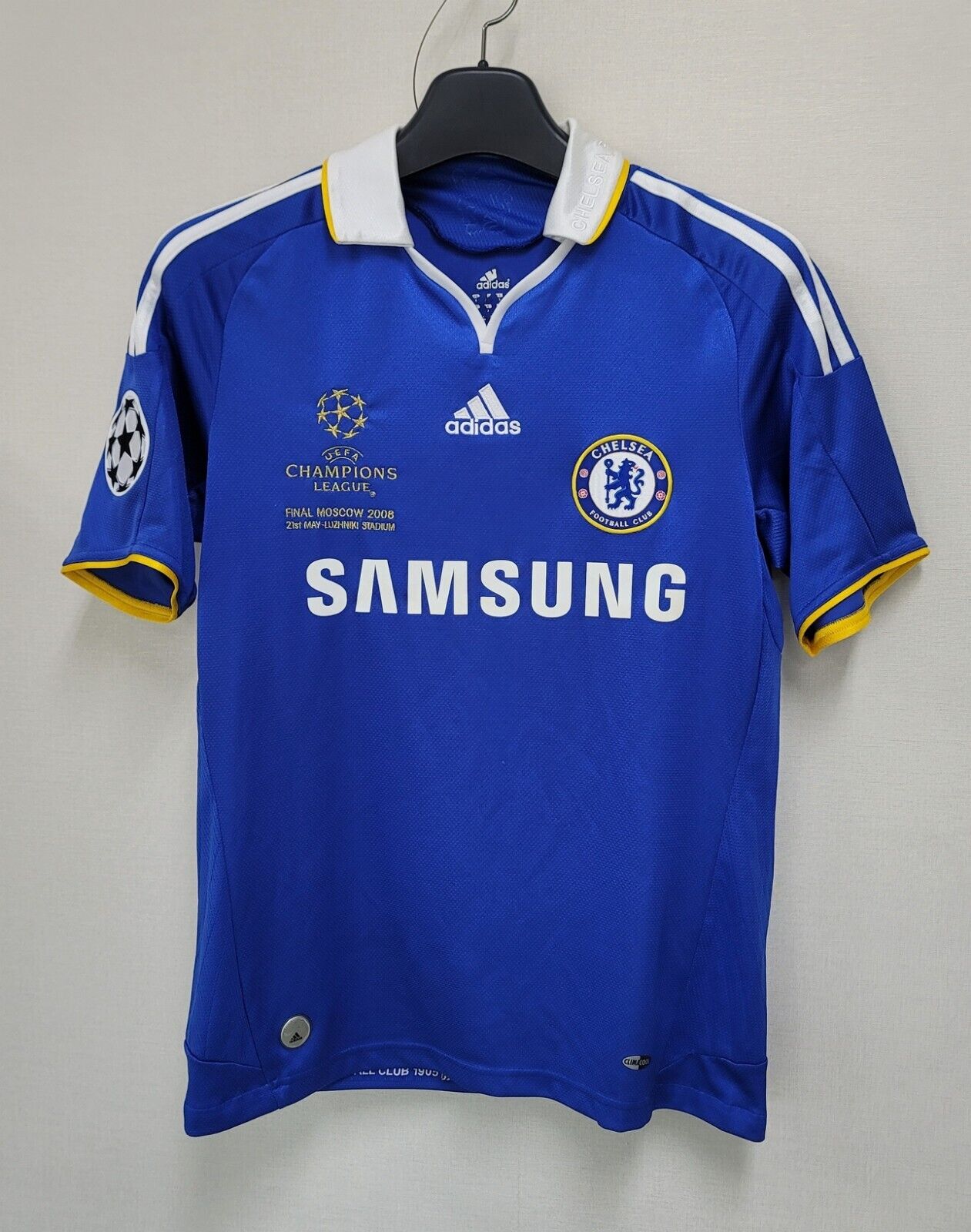 07-08 Chelsea Jersey Retro (UCL PATCHES)