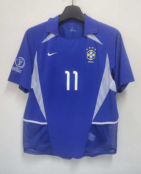 2002 Brazil Retro Jersey (WC PATCHES)