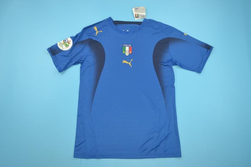 2006 Italy Retro Jersey (WC PATCHES)