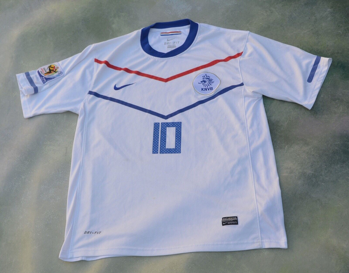 2010 Netherlands Retro Jersey (WC PATCHES)