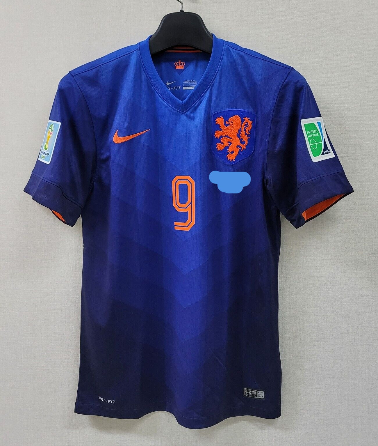 2014 Netherlands Retro Jersey (WC PATCHES)