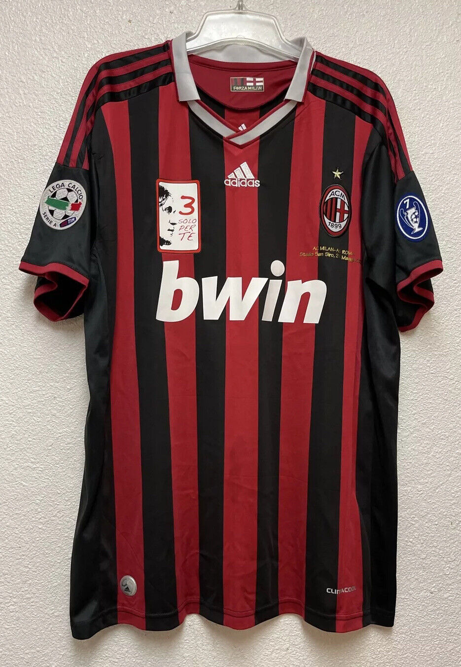 09-10 AC Milan Retro Jersey (MALIDNI PATCHES)