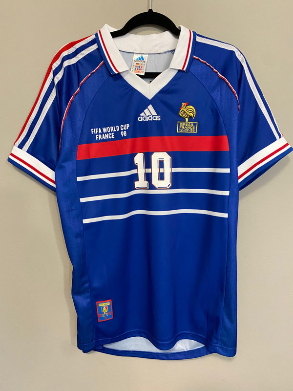 1998 France Retro Jersey (WC FINAL PATCHES)