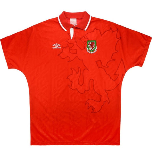 92-94 Wales Retro Jersey (NO PATCHES)