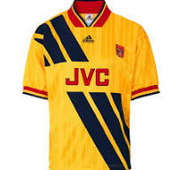 93-94 Arsenal FC Retro AWAY jersey(EPL PATCHES)