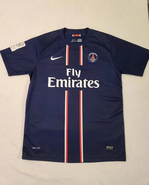 12-13 PSG Retro Jersey (LIGUE 1 PATCHES)