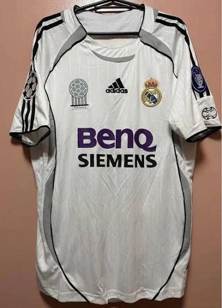 06-07 Real Madrid Jersey Retro (UCL PATCHES)
