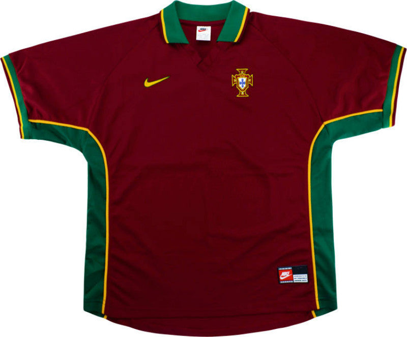 1998 Portugal Retro Jersey (NO PATCHES)