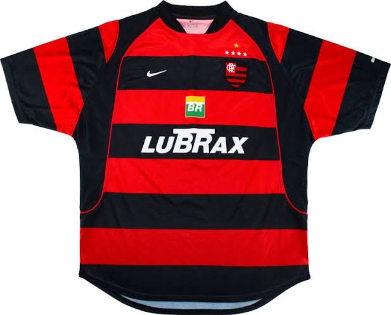 03-04 Flamengo Retro Jersey (NO PATCHES)