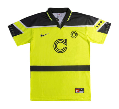 96-97 Borussia Dortmund Retro Jersey (UCL PATCHES)