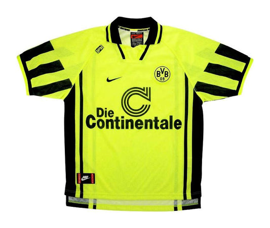 96-97 Borussia Dortmund Retro Jersey (NO PATCHES)